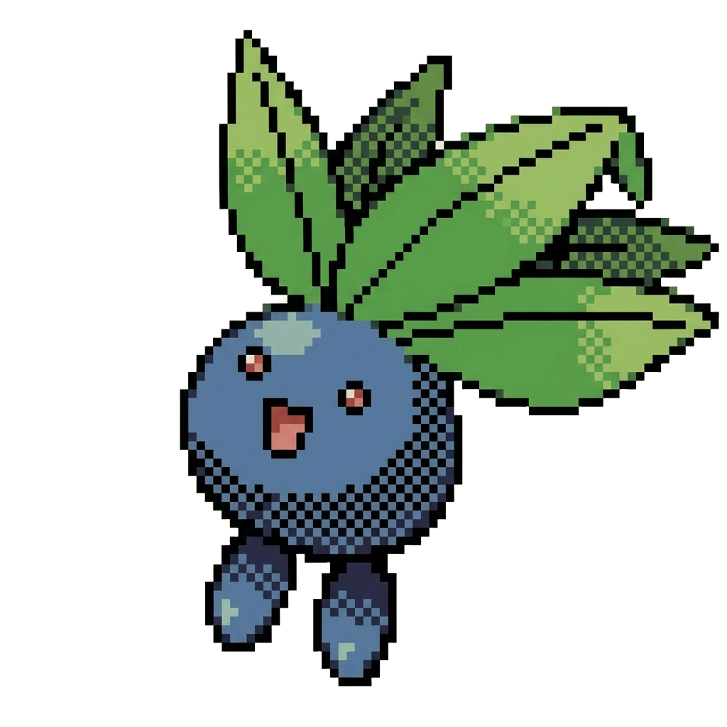Oddish pixel art